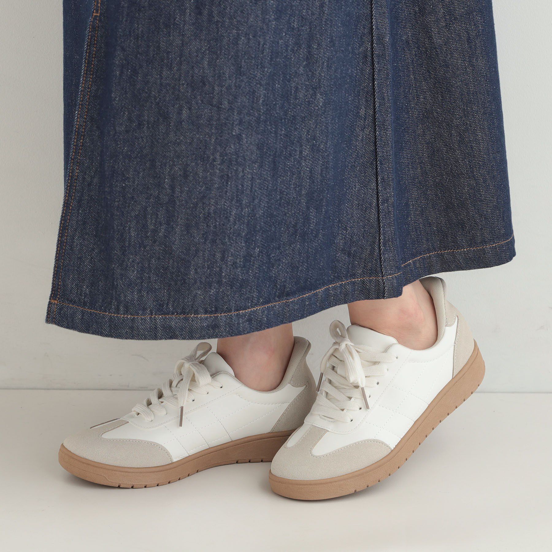 SHOO･LA･RUE「【シュッと履ける】シンプルスニーカー」|スニーカー|