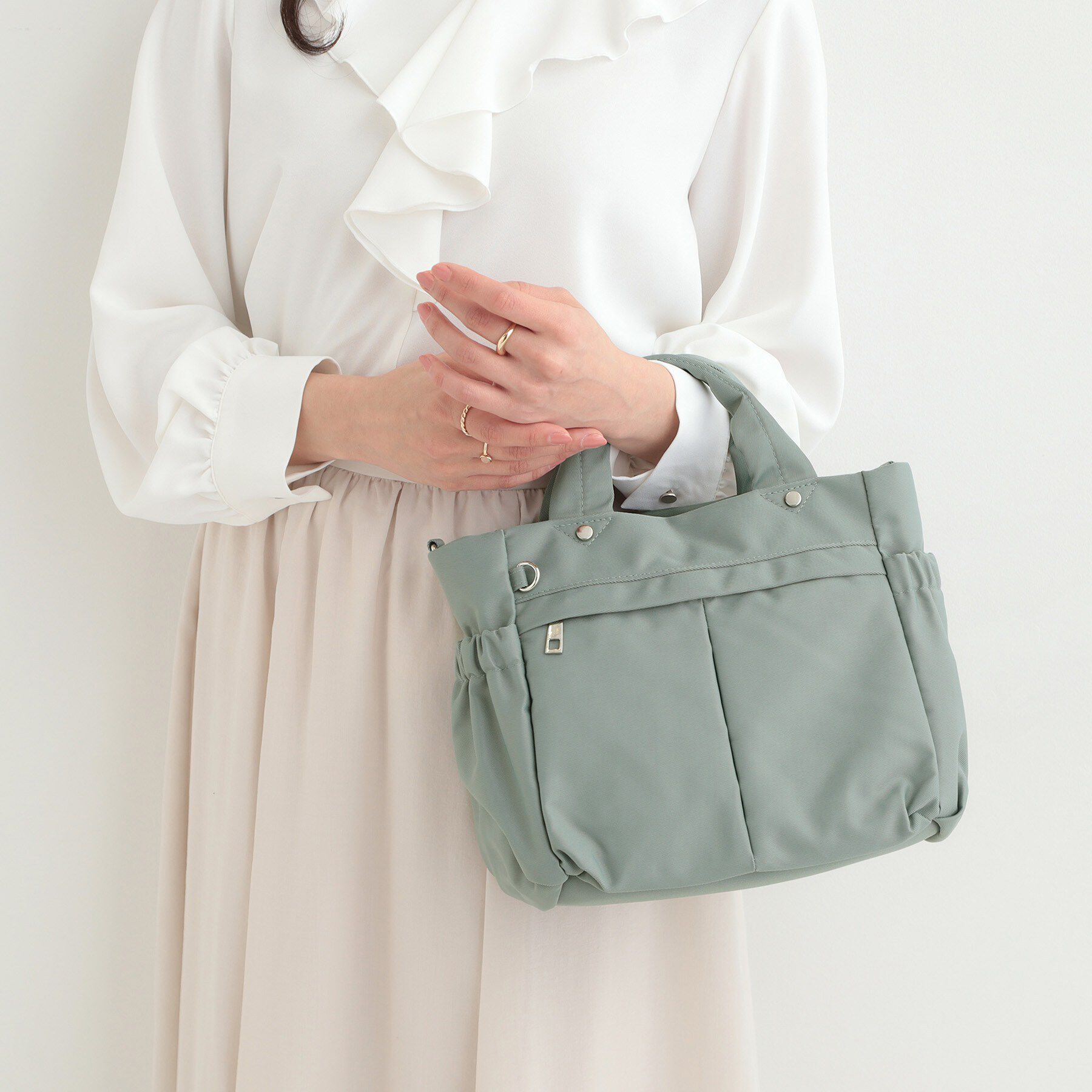 SHOO･LA･RUE「【撥水】9ポケットトート」|トートバッグ|