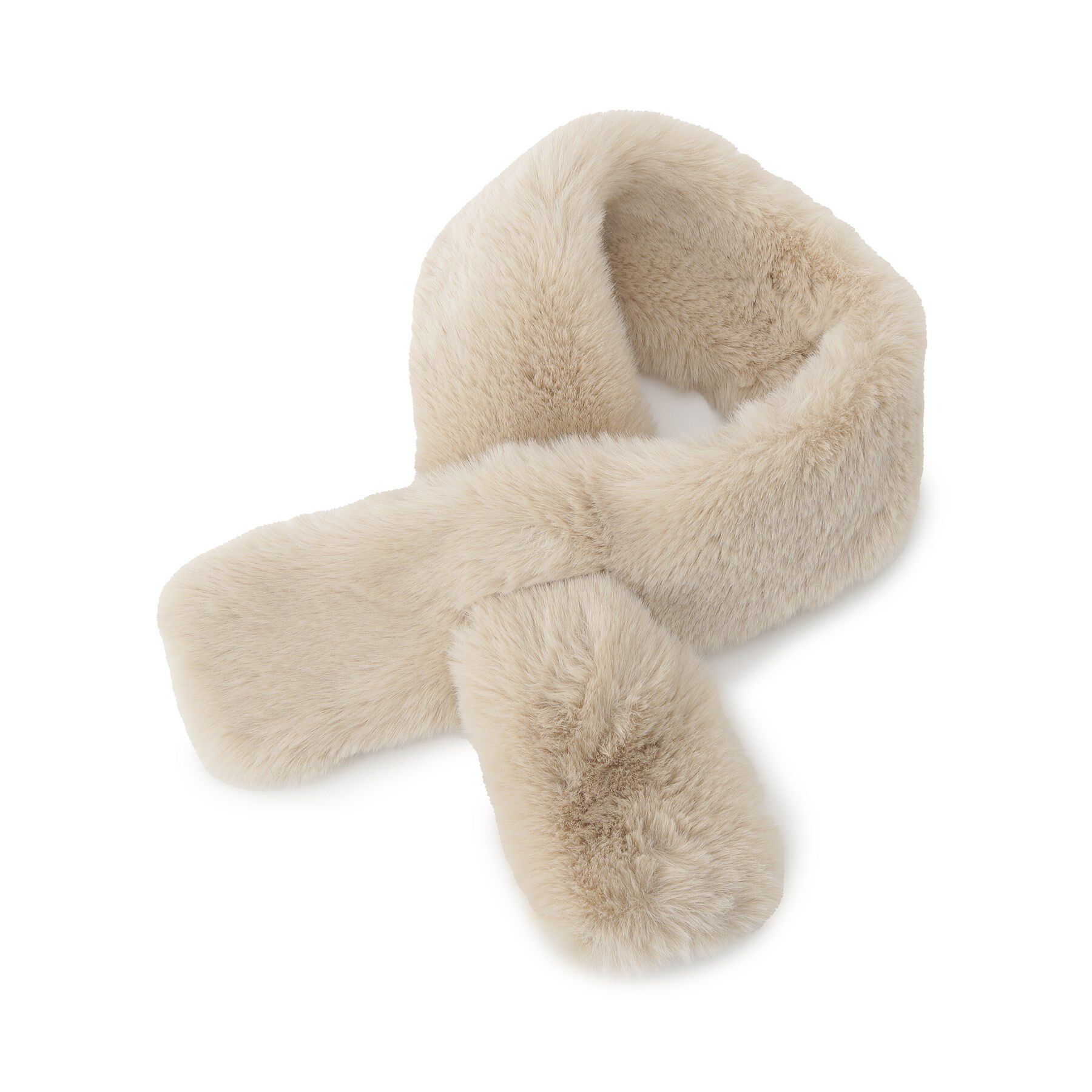 ITS&rsquo;DEMO「【6色展開】ミニファーマフラー」|ストール|