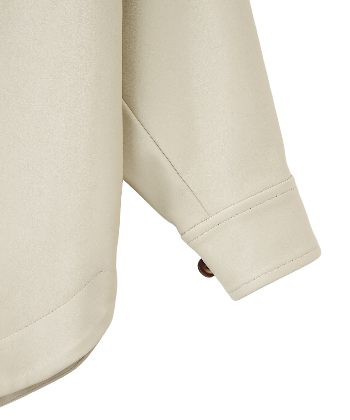 COCO DEAL「シャツライクレザーブルゾン」|ブルゾン・スタジャン|