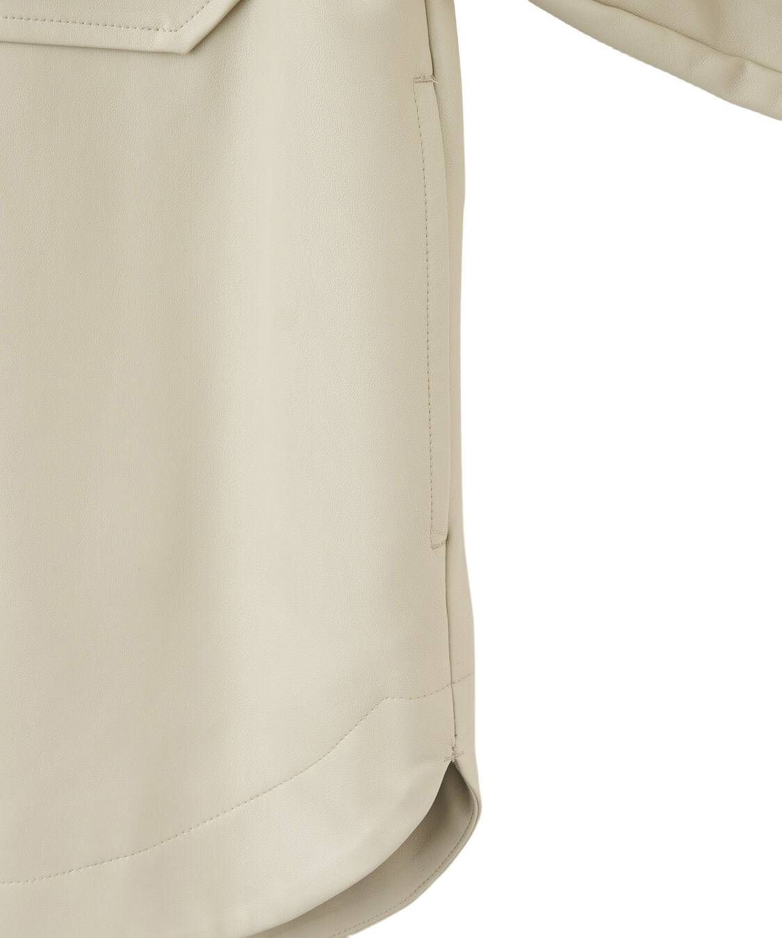 COCO DEAL「シャツライクレザーブルゾン」|ブルゾン・スタジャン|