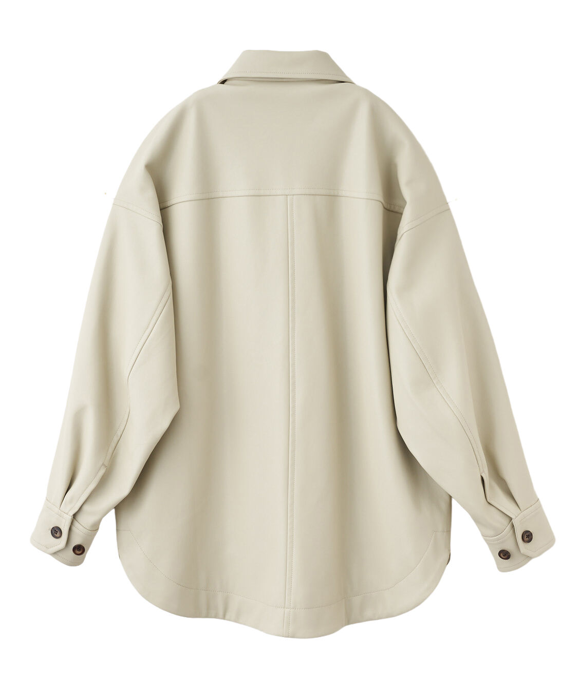 COCO DEAL「シャツライクレザーブルゾン」|ブルゾン・スタジャン|