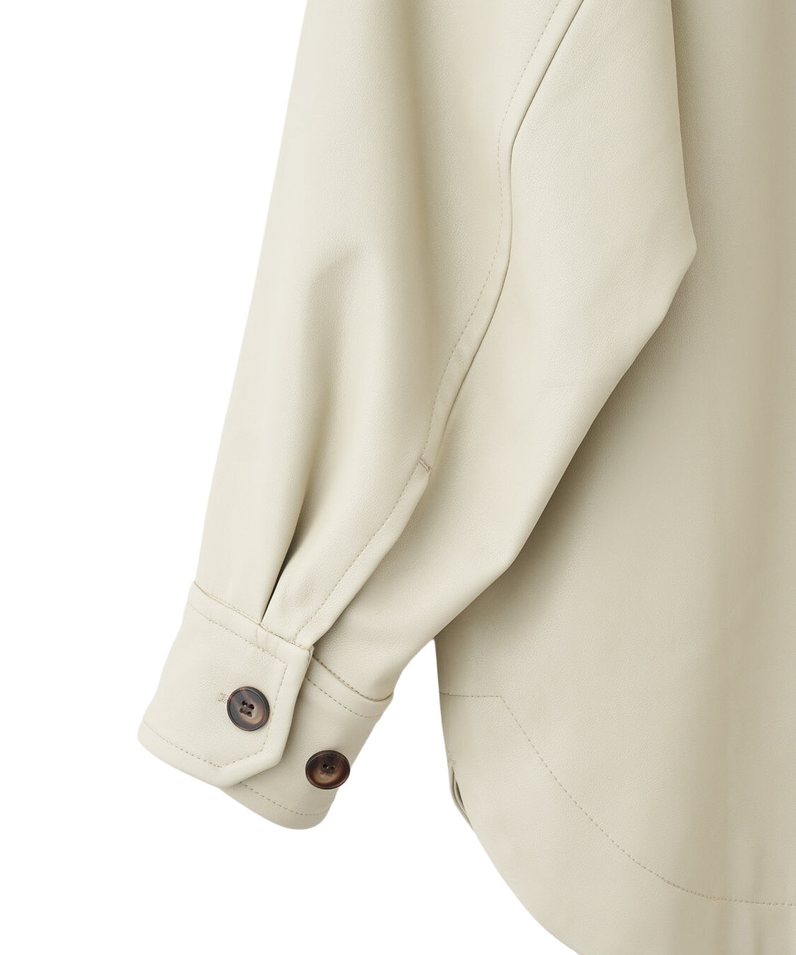 COCO DEAL「シャツライクレザーブルゾン」|ブルゾン・スタジャン|