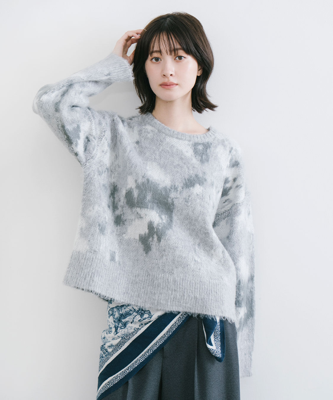 COCO DEAL「起毛ジャカードニット」|ニット・セーター|