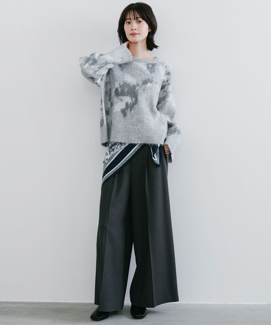 COCO DEAL「起毛ジャカードニット」|ニット・セーター|