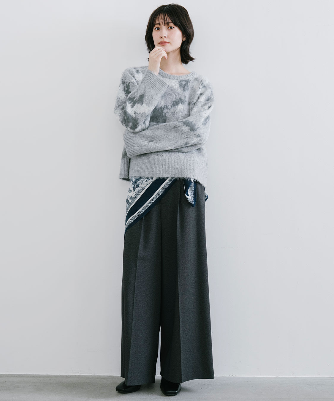 COCO DEAL「起毛ジャカードニット」|ニット・セーター|