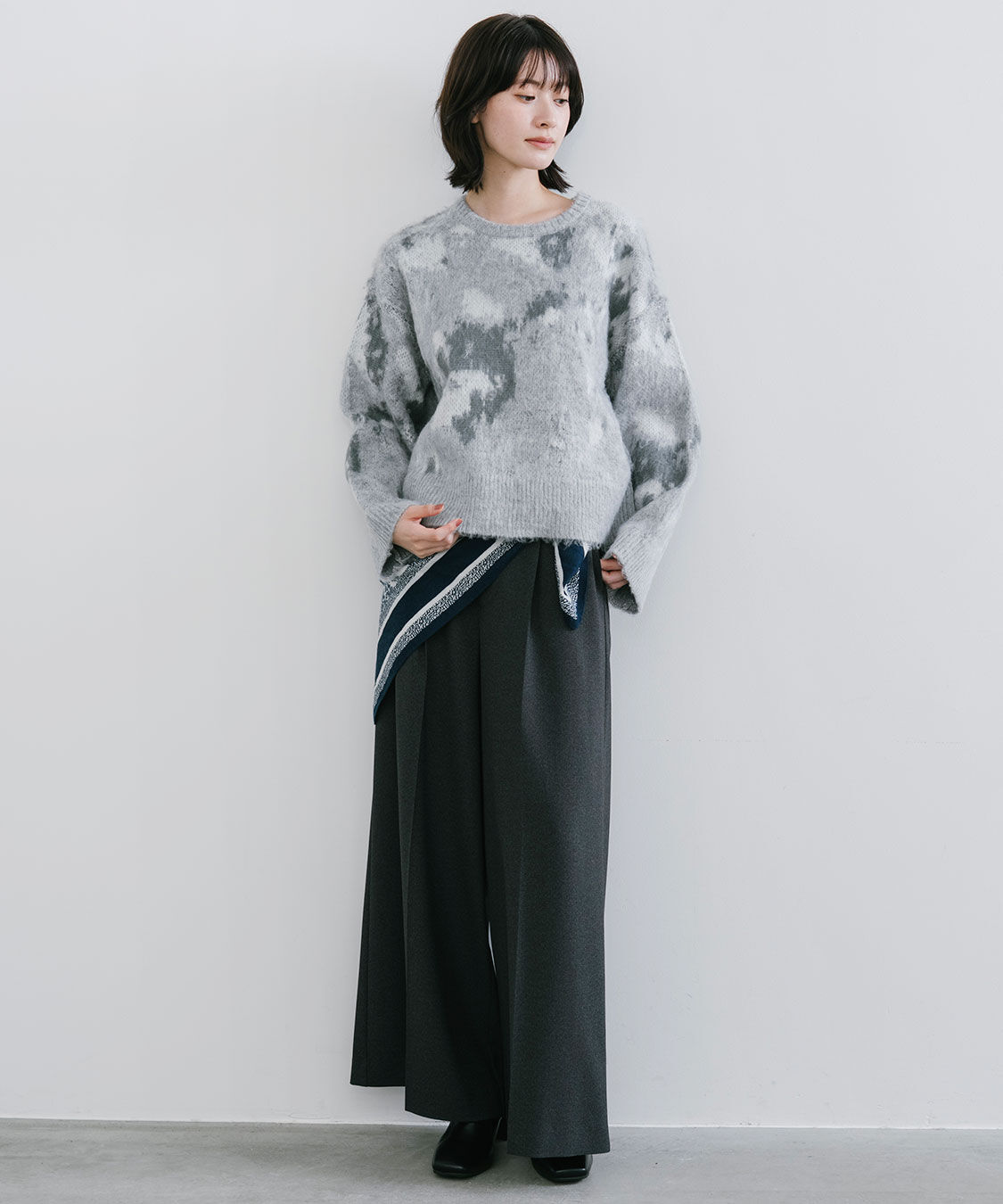 COCO DEAL「起毛ジャカードニット」|ニット・セーター|