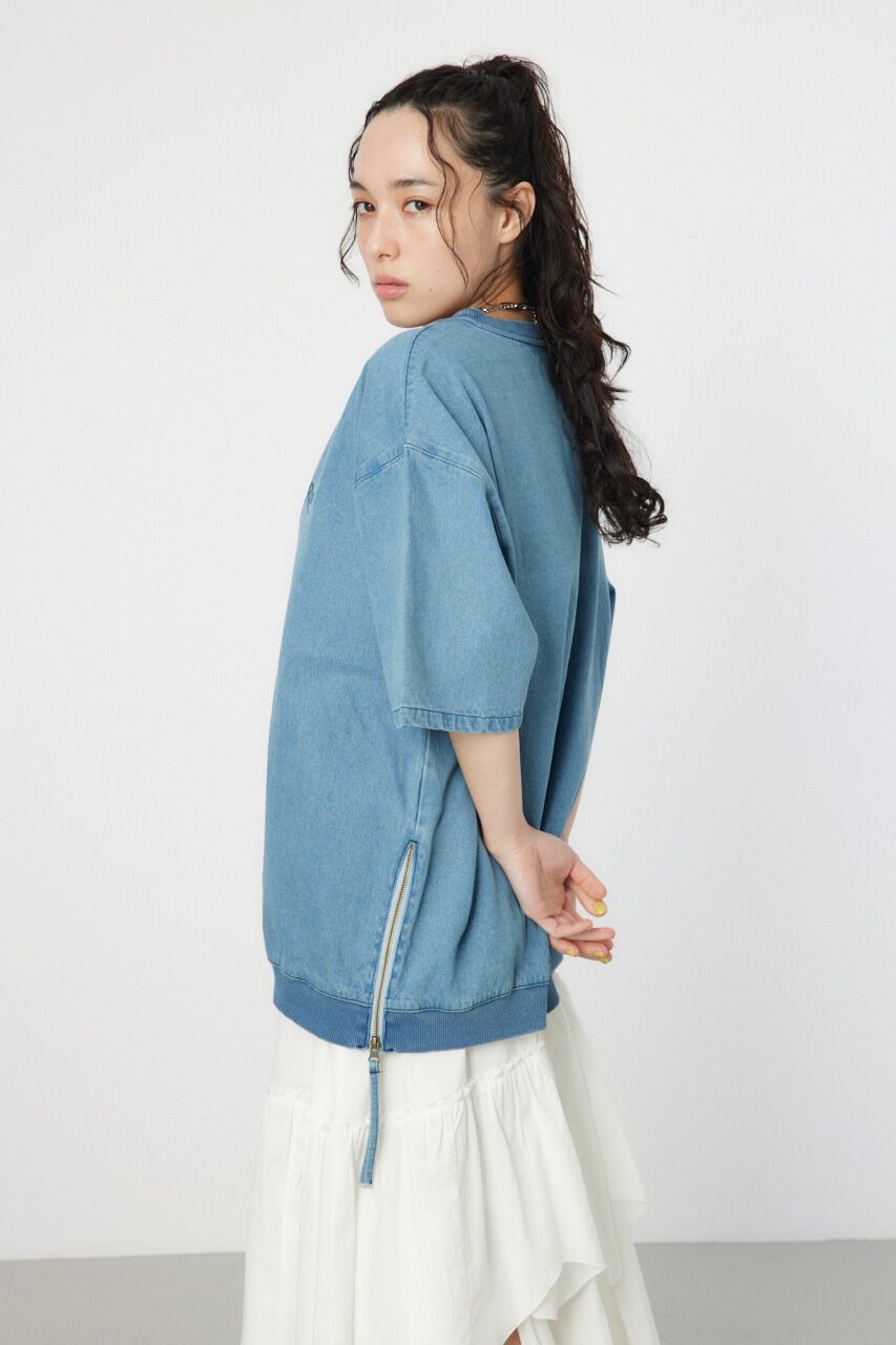 RODEO CROWNS「サイドジップデニムトップス」|シャツ・ブラウス|