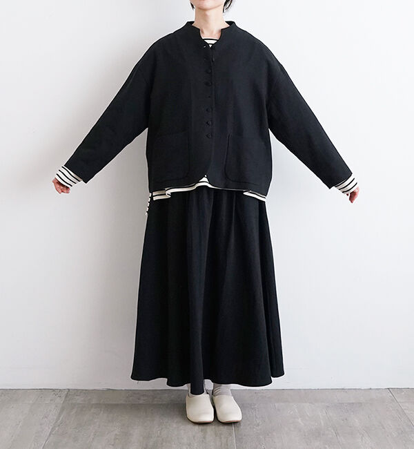 オオカミとフクロウ「オオカミとはじまりの季節に」|ノーカラージャケット|