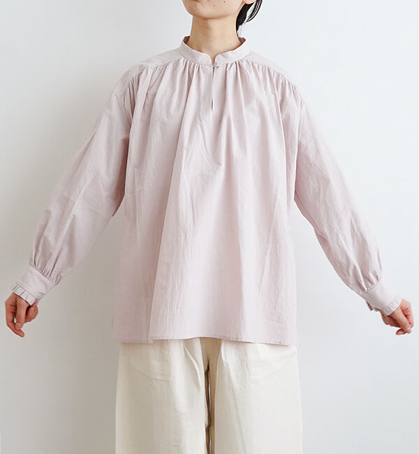 オオカミとフクロウ「フクロウとまひるの月のリリーワルツ&ldquo;ブラウス&rdquo;」|シャツ・ブラウス|