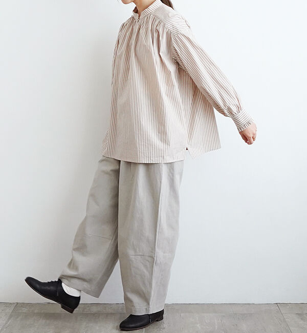 オオカミとフクロウ「フクロウとまひるの月のリリーワルツ&ldquo;ブラウス&rdquo;」|シャツ・ブラウス|