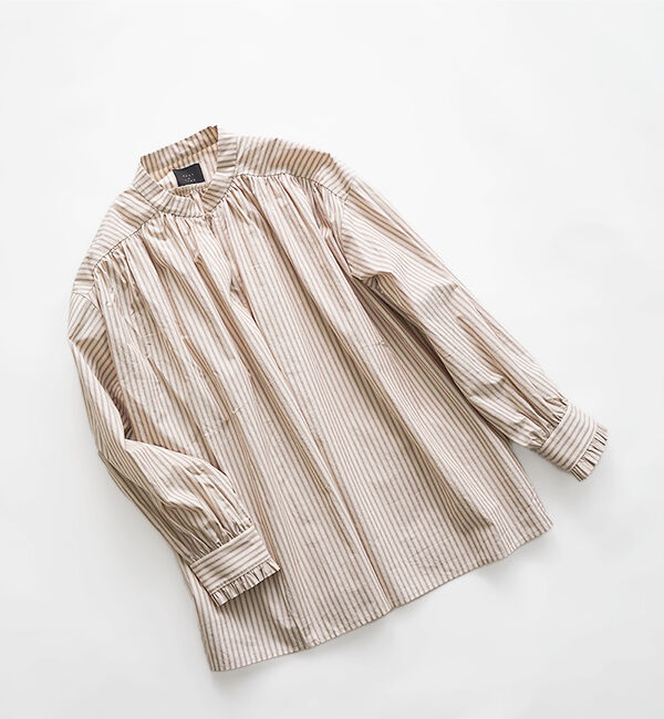 オオカミとフクロウ「フクロウとまひるの月のリリーワルツ&ldquo;ブラウス&rdquo;」|シャツ・ブラウス|