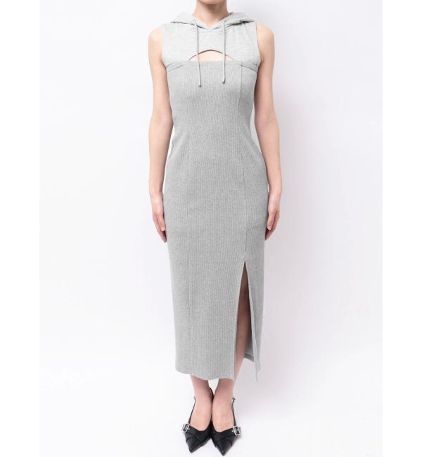 RESEXXY「カットアウトフーディワンピース」|ワンピース|