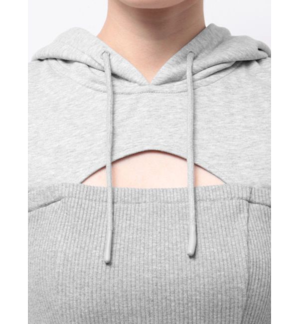 RESEXXY「カットアウトフーディワンピース」|ワンピース|