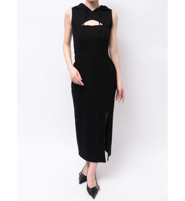 RESEXXY「カットアウトフーディワンピース」|ワンピース|