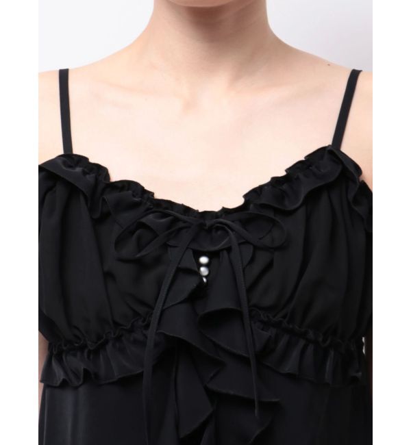 RESEXXY「バストギャザーカスケードキャミ」|キャミソール|