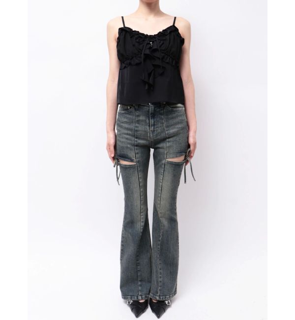 RESEXXY「バストギャザーカスケードキャミ」|キャミソール|