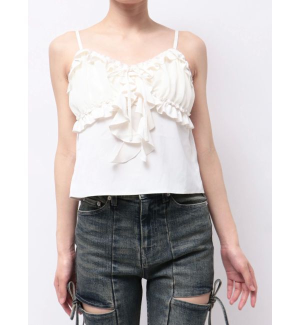 RESEXXY「バストギャザーカスケードキャミ」|キャミソール|