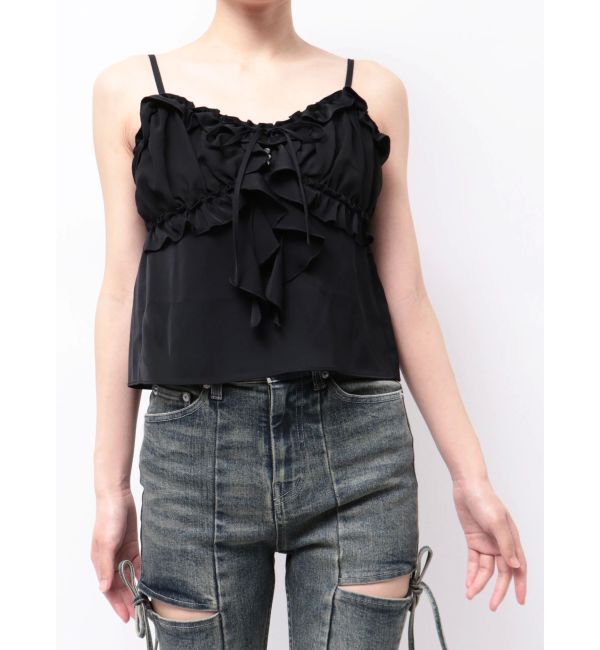 RESEXXY「バストギャザーカスケードキャミ」|キャミソール|