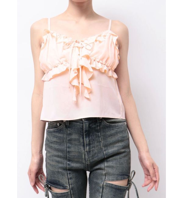 RESEXXY「バストギャザーカスケードキャミ」|キャミソール|