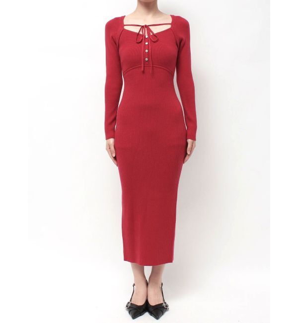 RESEXXY「リボンデザインニットワンピース」|ワンピース|