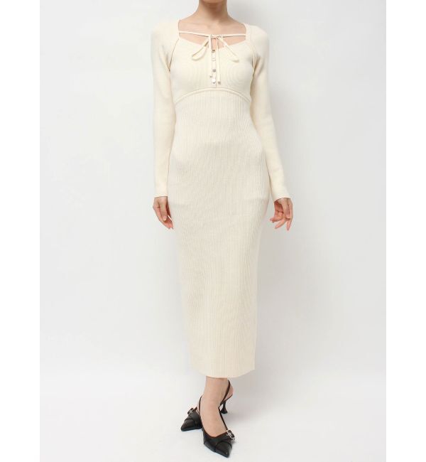 RESEXXY「リボンデザインニットワンピース」|ワンピース|