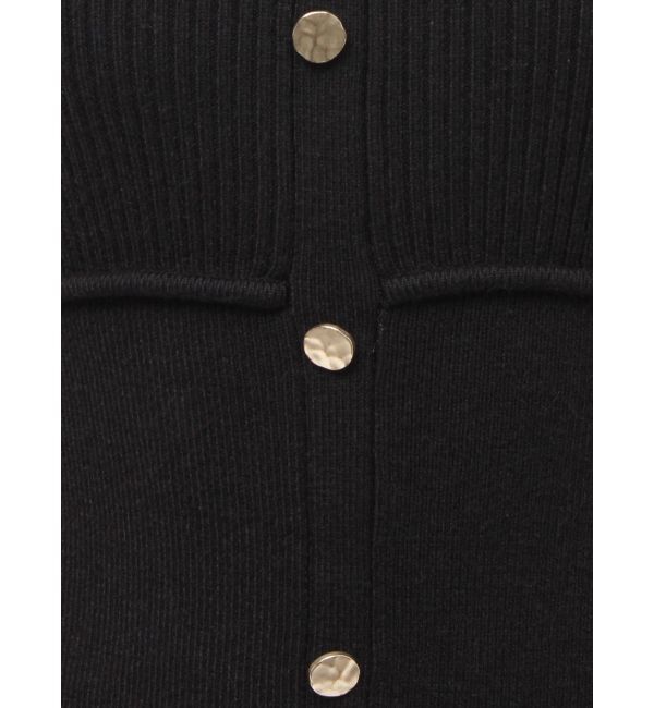 RESEXXY「ゴールドボタンタイトニットワンピース」|ワンピース|