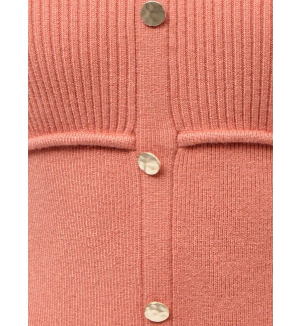 RESEXXY「ゴールドボタンタイトニットワンピース」|ワンピース|