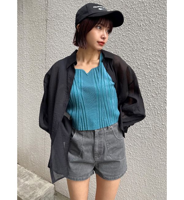 MURUA「マットシアーシャツ」|シャツ・ブラウス|