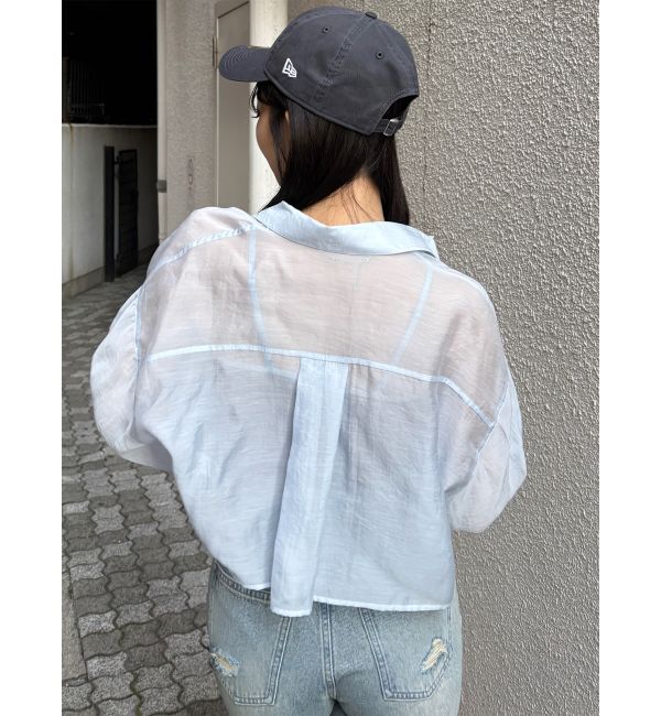 MURUA「マットシアーシャツ」|シャツ・ブラウス|