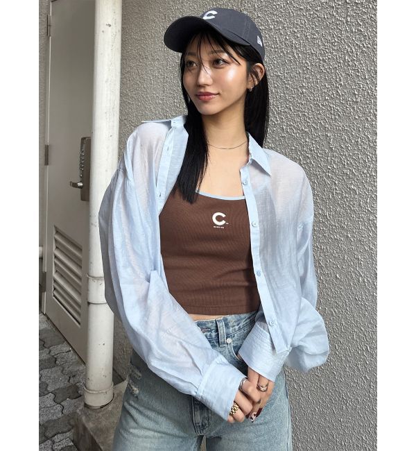 MURUA「マットシアーシャツ」|シャツ・ブラウス|