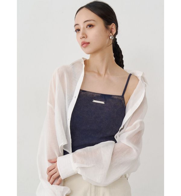 MURUA「マットシアーシャツ」|シャツ・ブラウス|