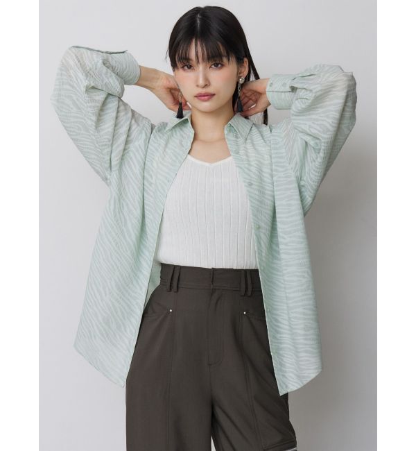 MURUA「マットシアーシャツ」|シャツ・ブラウス|