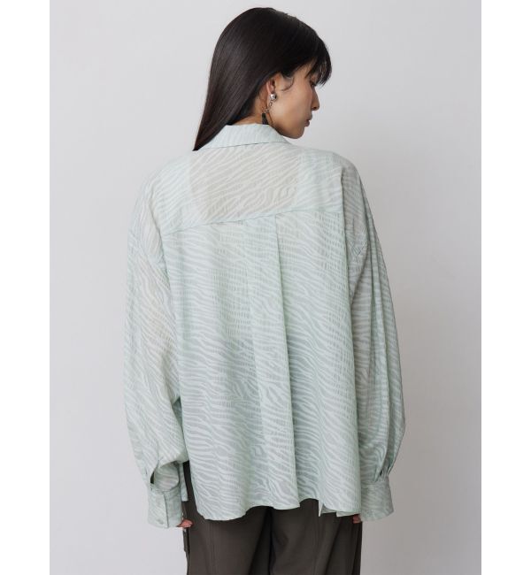 MURUA「マットシアーシャツ」|シャツ・ブラウス|