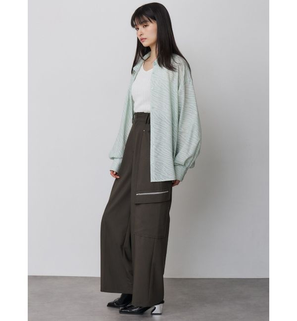 MURUA「マットシアーシャツ」|シャツ・ブラウス|