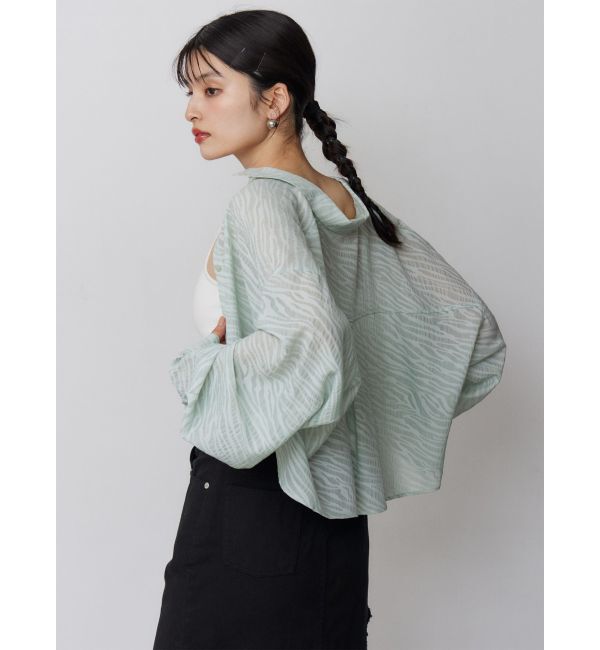 MURUA「マットシアーシャツ」|シャツ・ブラウス|