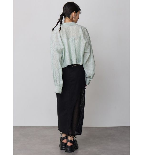 MURUA「マットシアーシャツ」|シャツ・ブラウス|