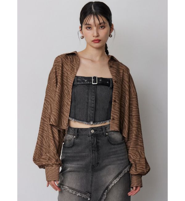 MURUA「マットシアーシャツ」|シャツ・ブラウス|