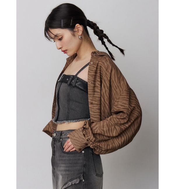 MURUA「マットシアーシャツ」|シャツ・ブラウス|