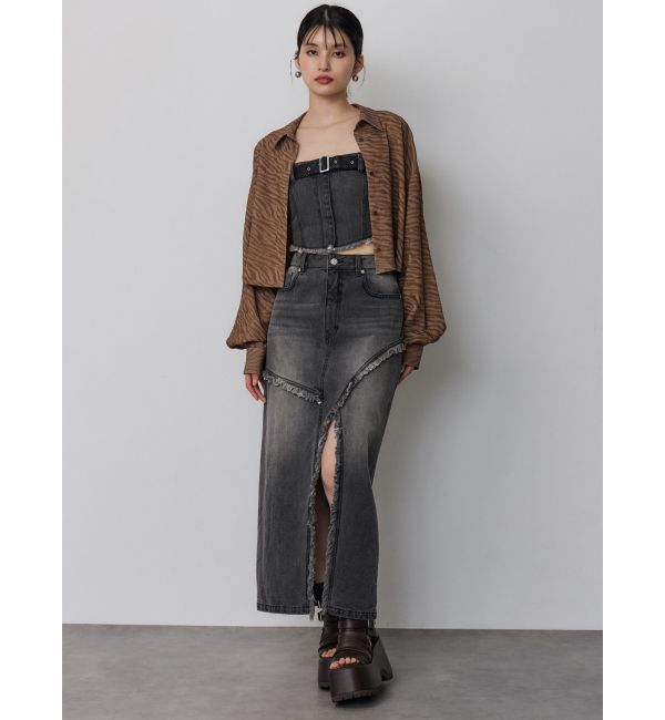 MURUA「マットシアーシャツ」|シャツ・ブラウス|