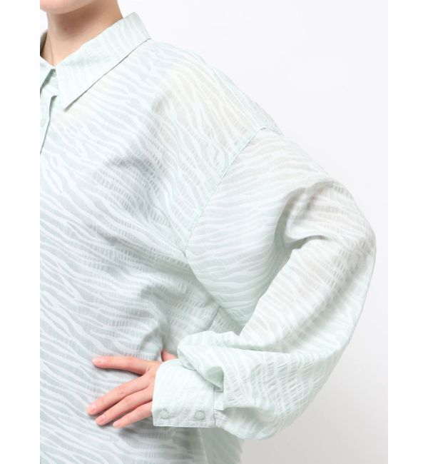 MURUA「マットシアーシャツ」|シャツ・ブラウス|