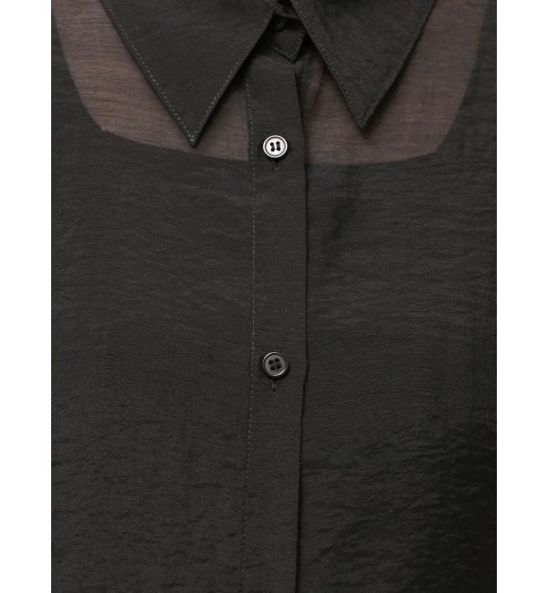 MURUA「マットシアーシャツ」|シャツ・ブラウス|