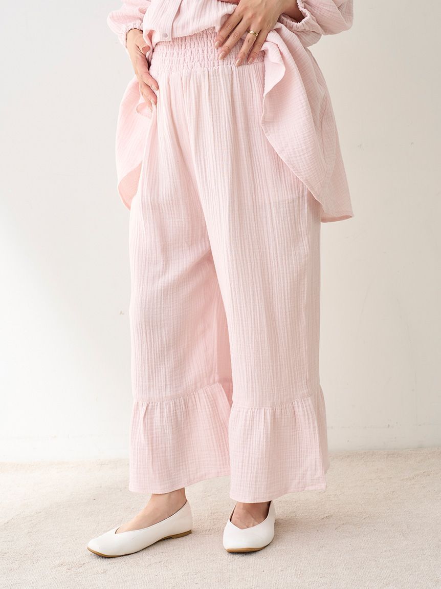 GELATO PIQUE KIDS & BABY「マタニティガーゼロングパンツ」|マタニティ・ママグッズ|