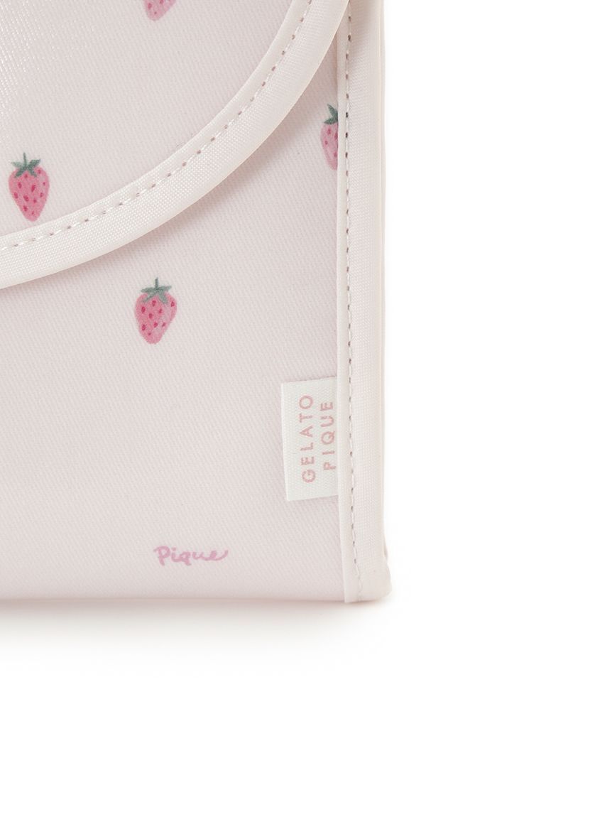 gelato pique「ストロベリー柄母子手帳ケースM」|マタニティ・ママグッズ|
