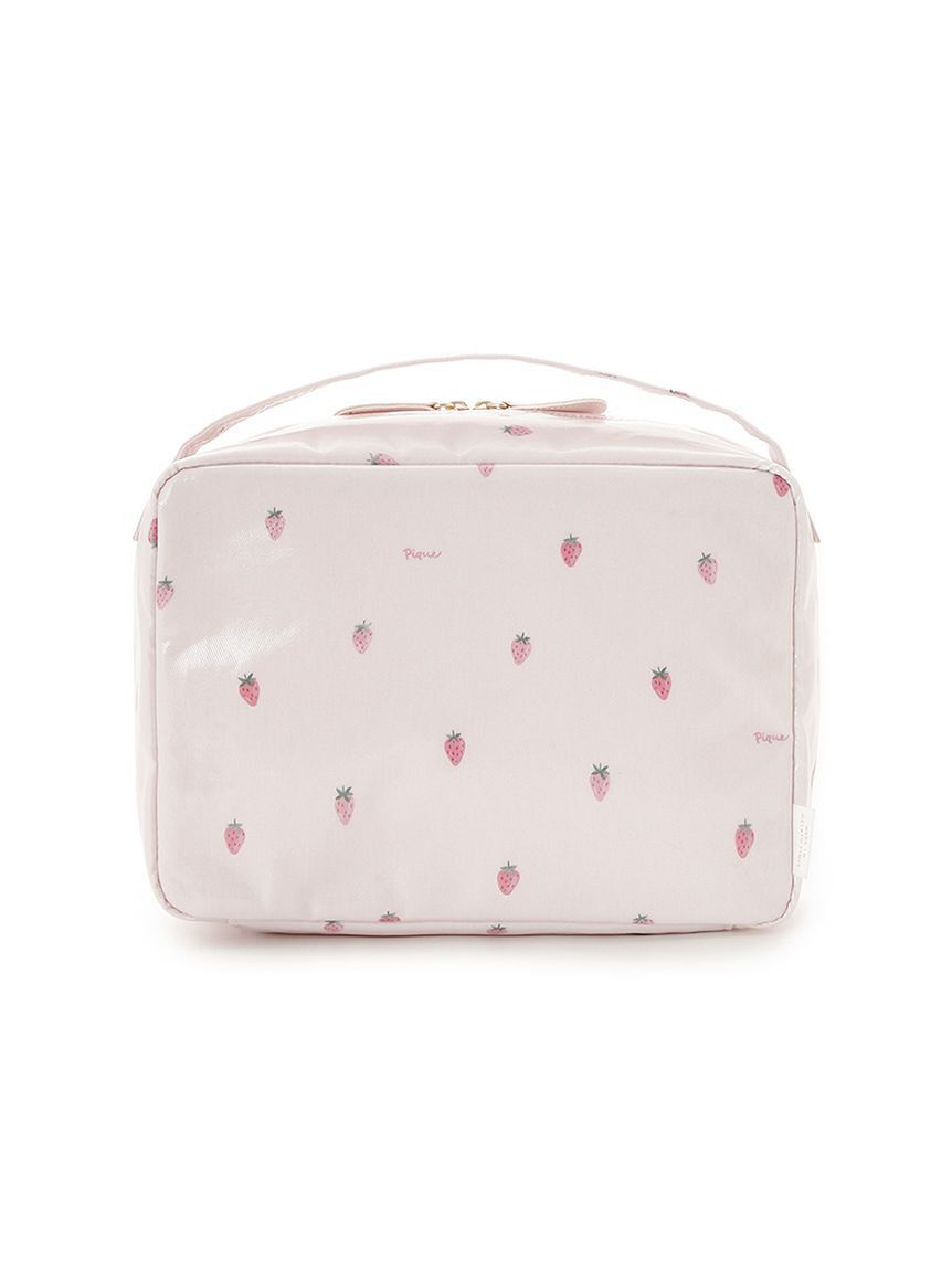 gelato pique「ストロベリー柄おむつポーチ」|マタニティ・ママグッズ|