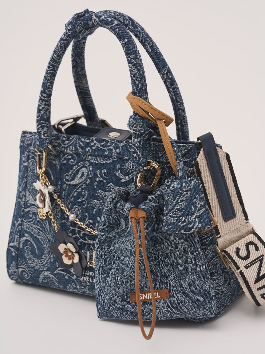 SNIDEL「フラワーブルームチャーム」|キーケース|