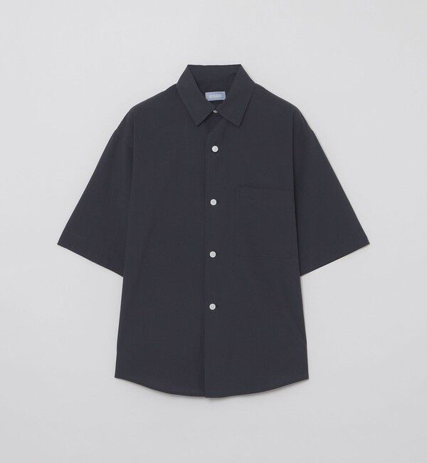 MACKINTOSH PHILOSOPHY「GREY LABEL コットンボイル 半袖カラーシャツ」|シャツ・ブラウス|ブラック