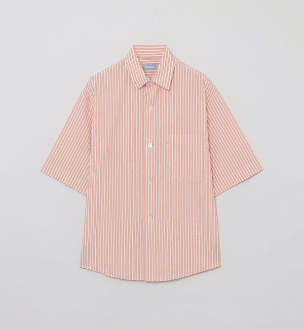 MACKINTOSH PHILOSOPHY「GREY LABEL コットンボイル 半袖カラーシャツ」|シャツ・ブラウス|オレンジ