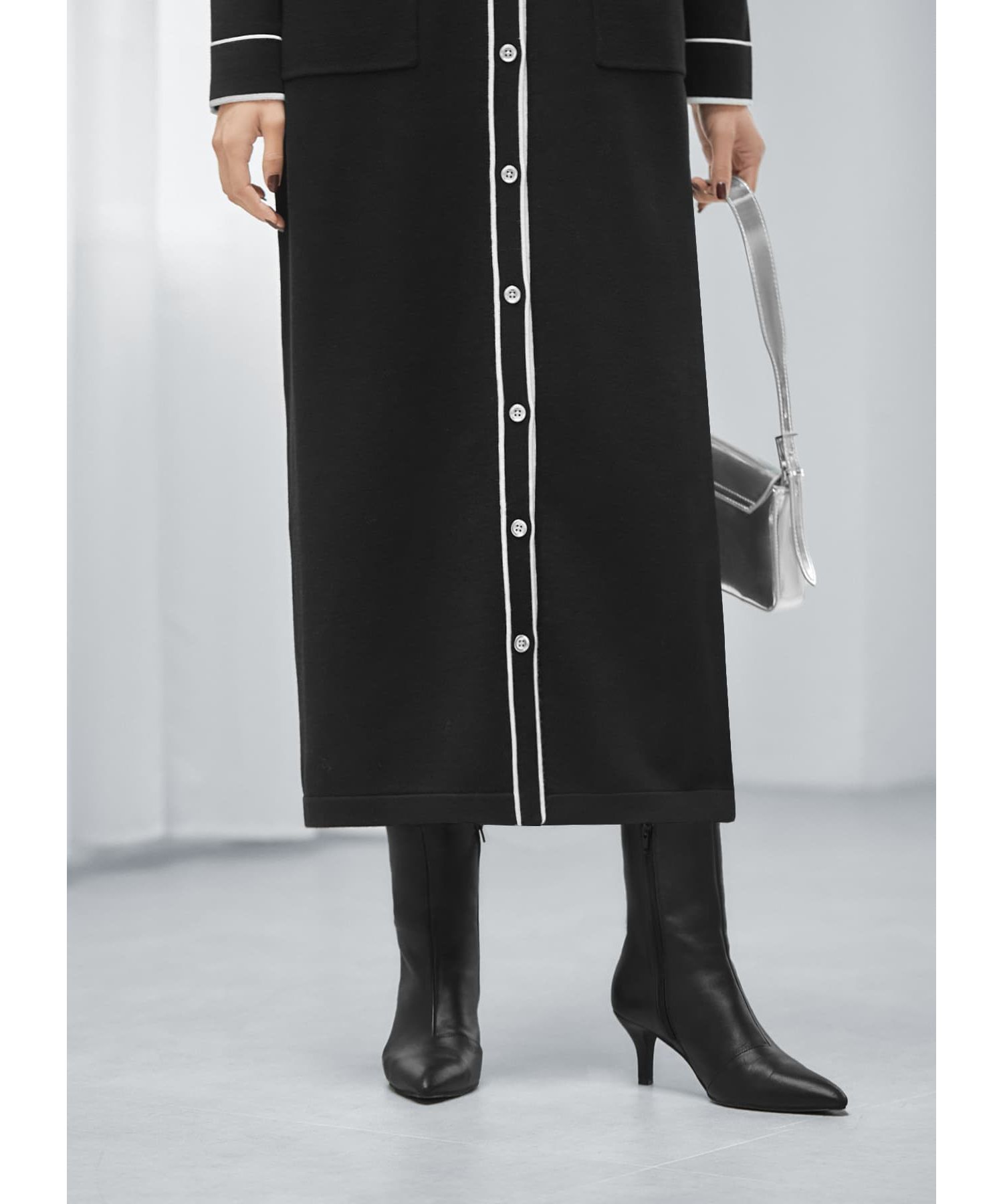 STYLE DELI「ライン配色ニットワンピース」|ワンピース|