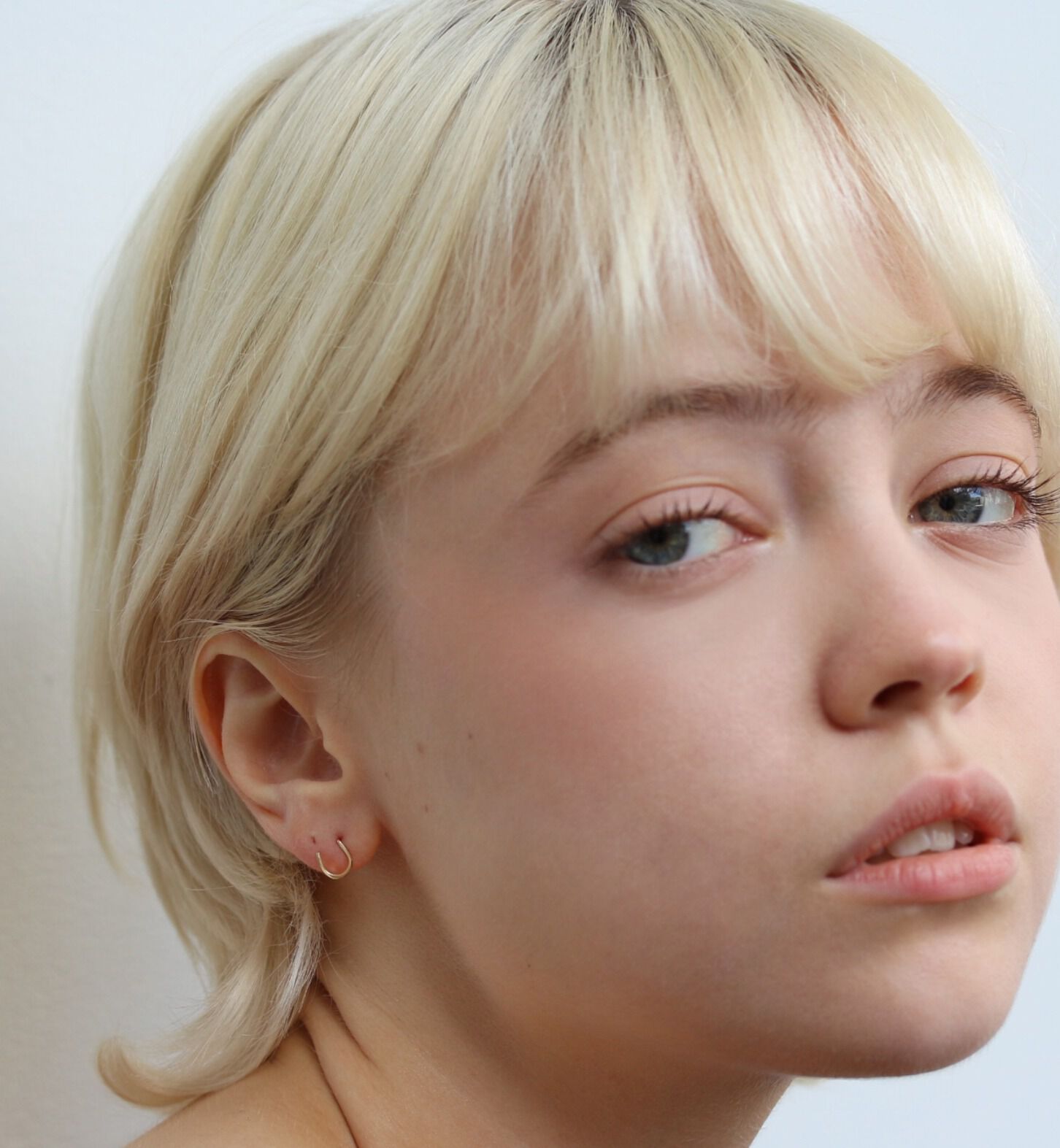  「ゴールド ホースシュー ピアス | K10YG」|ピアス|